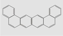 structural formula Dibenzo(a,l)tetracene
